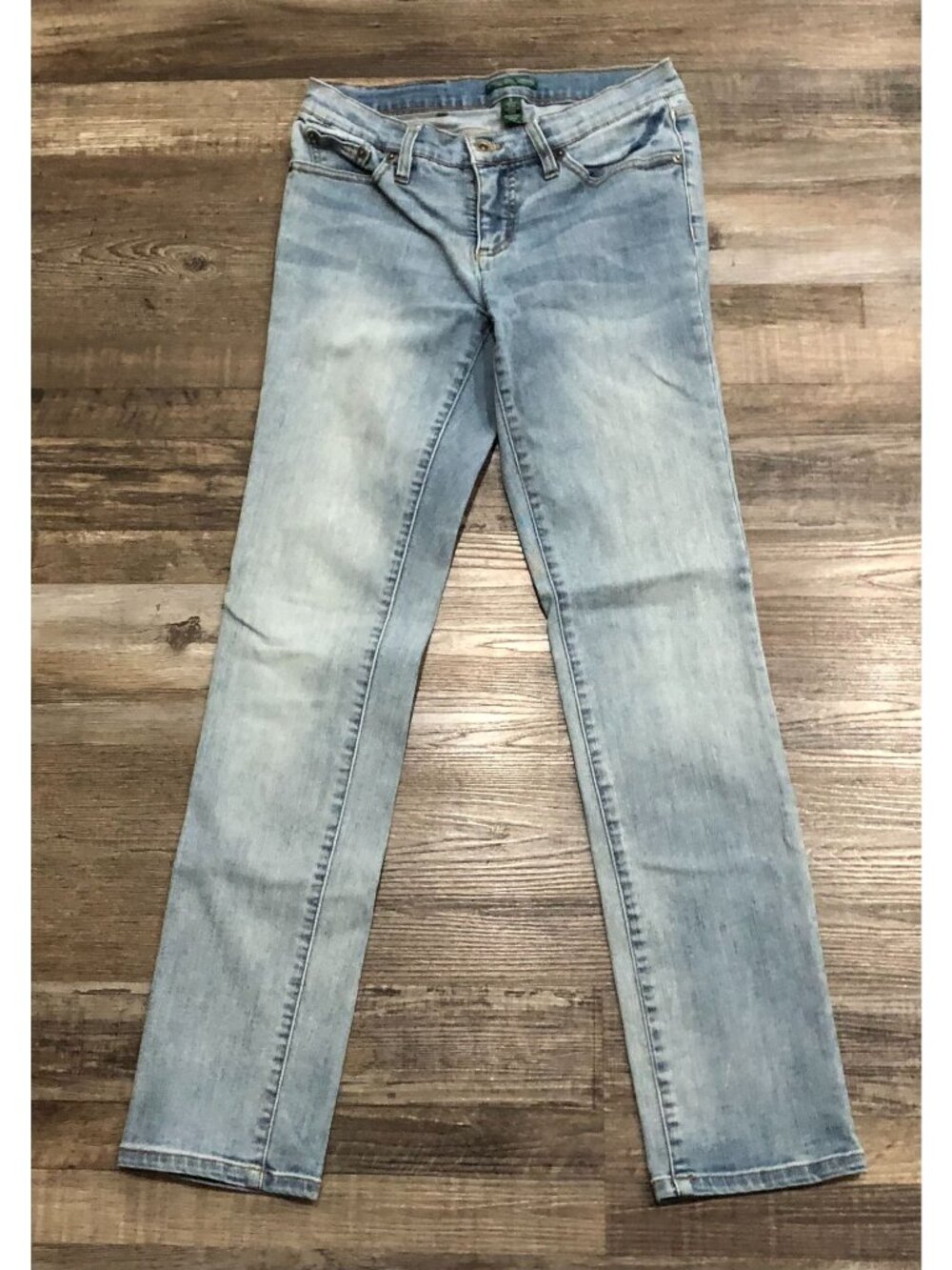 Lauren Ralph Lauren Womens Size 2 Modern Skinny Stretch Blue Jeans